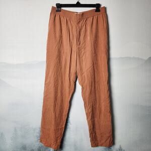 Urban Outfitters Burnt Orange Elastic Waist Beach Pants | Women's Medium